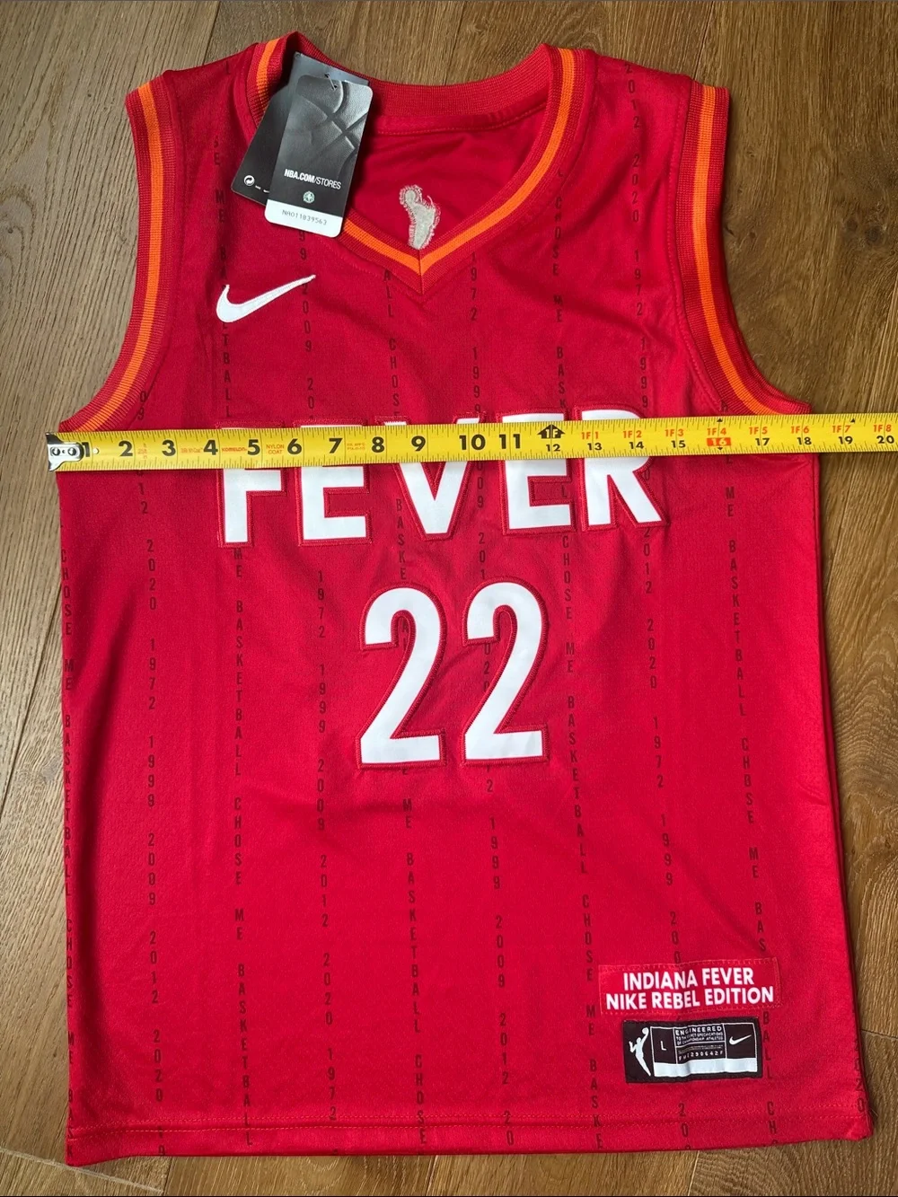 Nike Red Indiana Fever #22 Basketball Jersey - Women’s